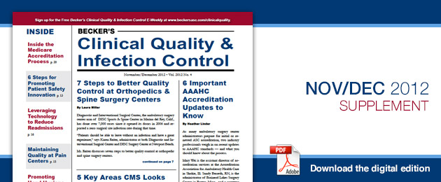 Becker's Operating Room Clinical Quality & Infection Control - Current Issue